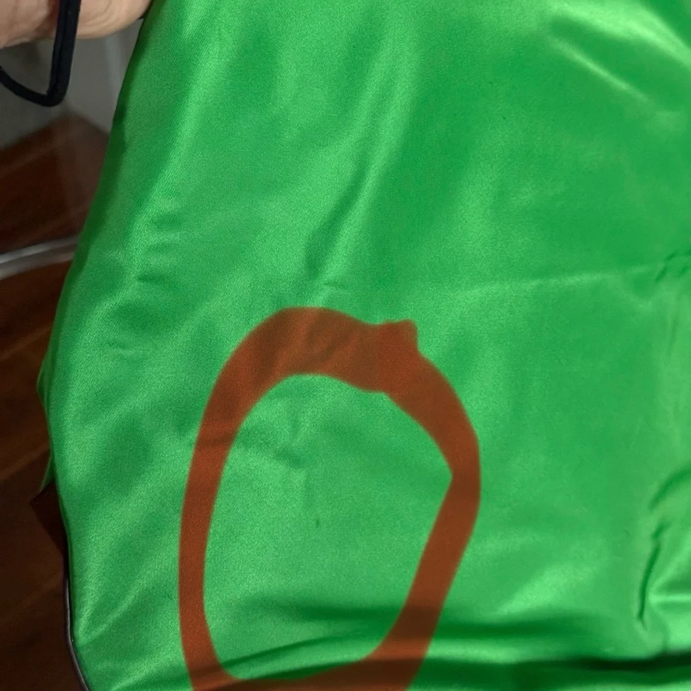 Michael Kors Green Nylon Tote | Leather Trim | Lightweight Everyday Carryall